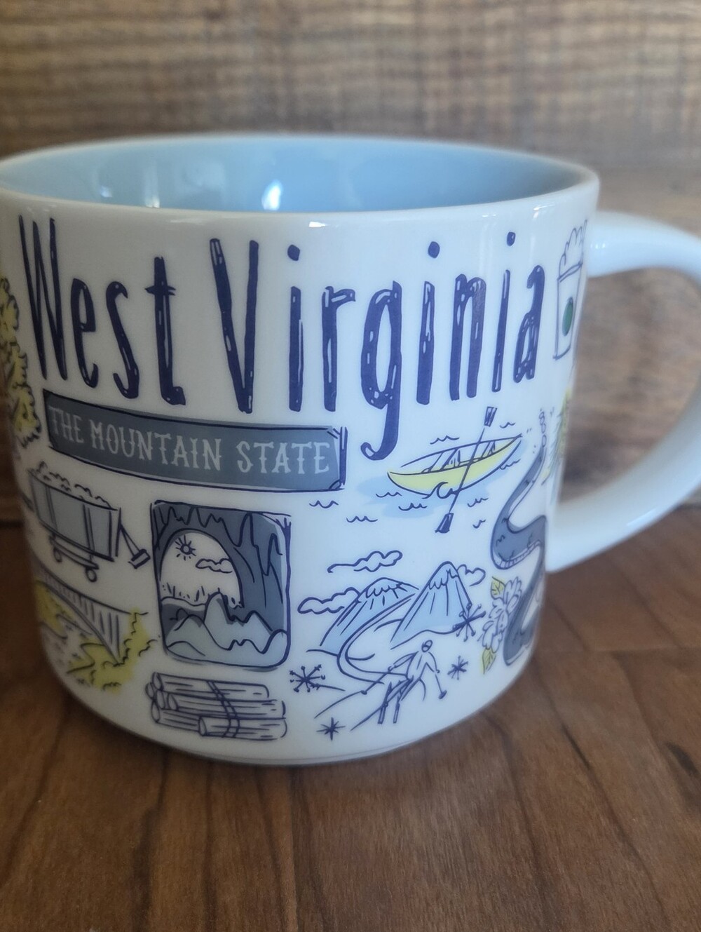 Starbucks Been There Series West Virginia Mug 14 Oz